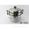 Stainless steel two-layer multi-purpost capsulated steamer pot